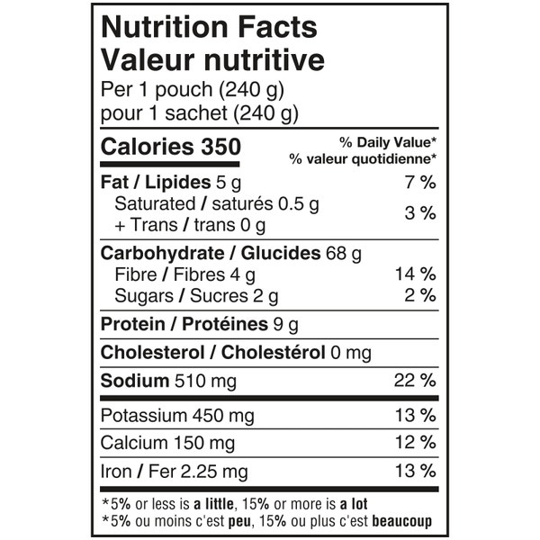 BEN'S ORIGINAL™ Rice & Pulses Southwest Style Brown Rice & Black Beans, 240g