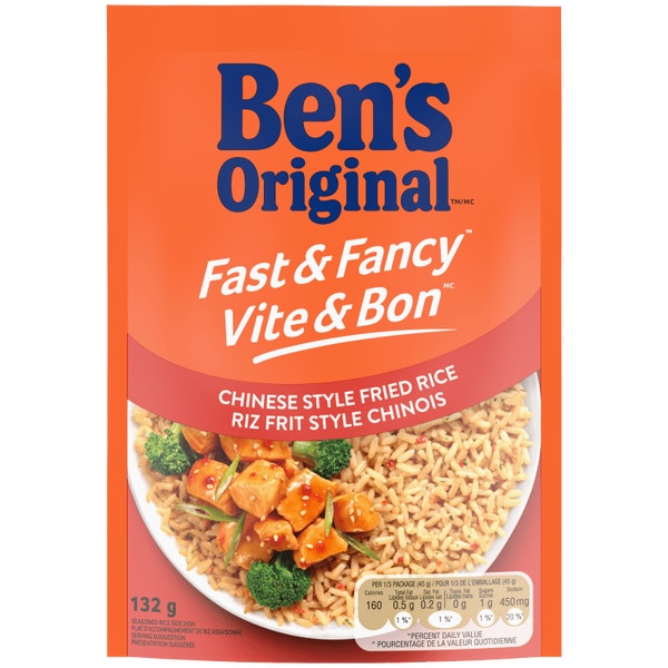 Riz frit style chinois VITE & BON(MC) de marque BEN'S ORIGINAL(MC), 132 g