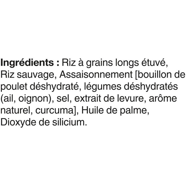 Riz à saveur de poulet rôti et riz sauvage SÉLECTION NATURELLE(MC) de marque BEN'S ORIGINAL(MC), 365 g