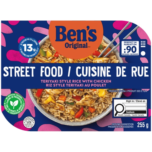 BEN'S ORIGINAL MC Cuisine de Rue Riz Style Teriyaki au Poulet, 250 g