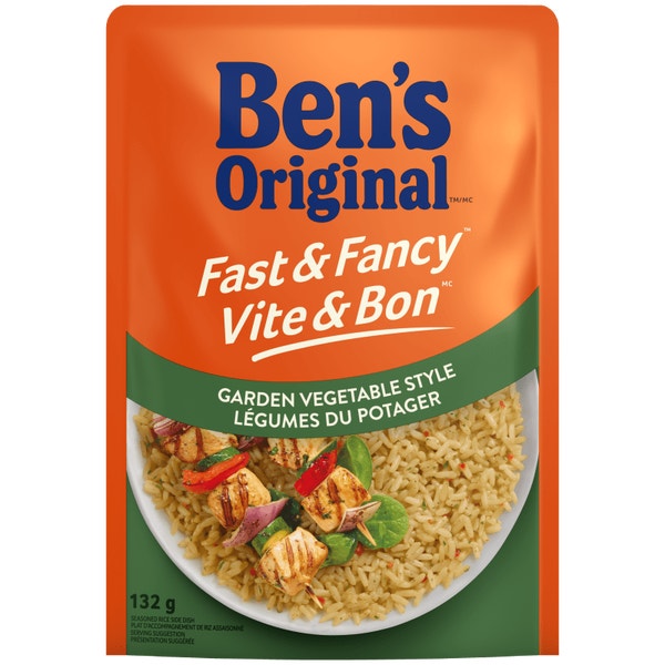 BEN'S ORIGINAL™ FAST & FANCY™ Garden Vegetable Style Rice, 132g