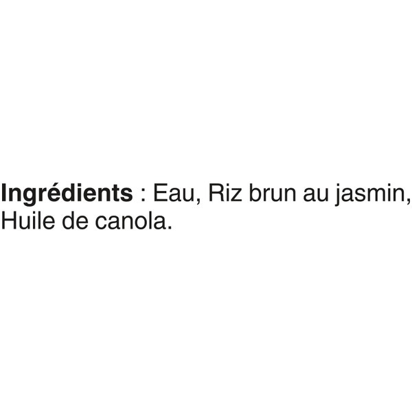 Riz jasmin brun BISTRO EXPRESS de marque BEN'S ORIGINAL 240 g