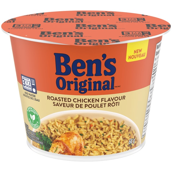 BEN'S ORIGINAL(MC) Riz Saveur de Poulet Rôti, 68 g