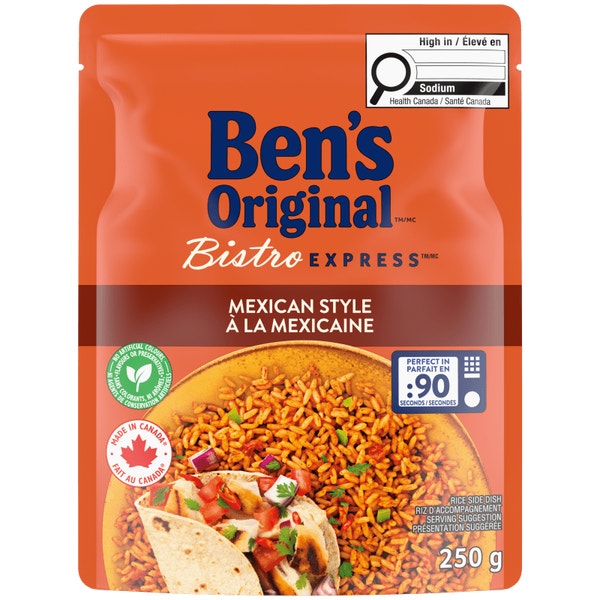 Riz à la mexicaine BISTRO EXPRESS(MC) de marque BEN'S ORIGINAL(MC), 250 g