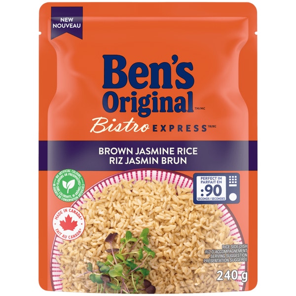 Riz jasmin brun BISTRO EXPRESS de marque BEN'S ORIGINAL 240 g