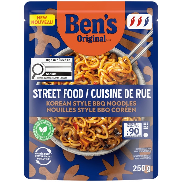Ben's Original (MC) Cuisine de Rue Nouilles Style BBQ Coreen, 250g