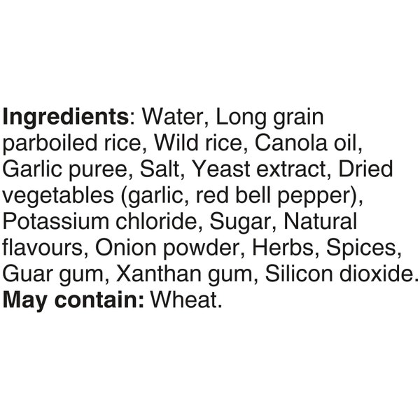 BEN'S ORIGINAL™ BISTRO EXPRESS™ Long Grain & Wild Rice Roasted Garlic Flavour, 250g