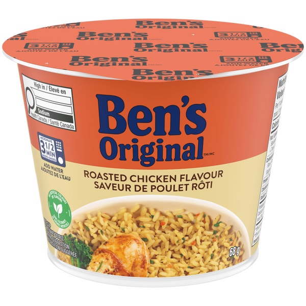 BEN'S ORIGINAL™ Roasted Chicken Flavour Rice Single Serve Cup, 68 g