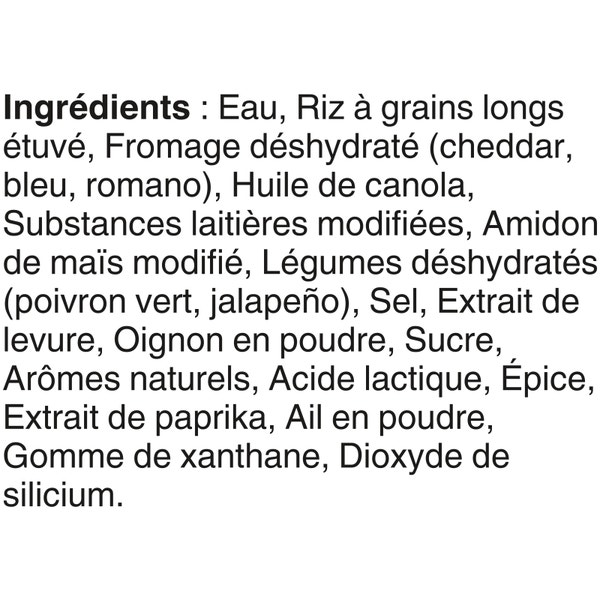 Riz Style épicé à saveur de cheddar et jalapeño de marque BEN'S ORIGINAL(MC), 240 g