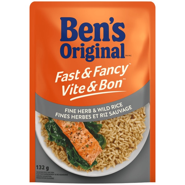 BEN'S ORIGINAL™ FAST & FANCY™ Fine Herb & Wild Rice, 132g