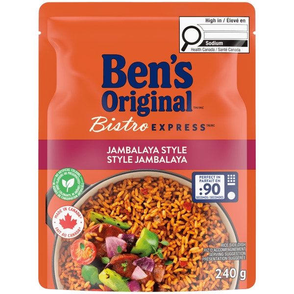 Riz style jambalaya BISTRO EXPRESS(MC) de marque BEN'S ORIGINAL(MC), 240 g
