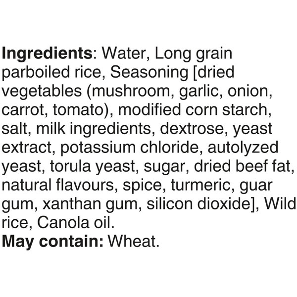BEN'S ORIGINAL™ BISTRO EXPRESS™ Long Grain & Wild Rice Mushroom Flavour, 250g