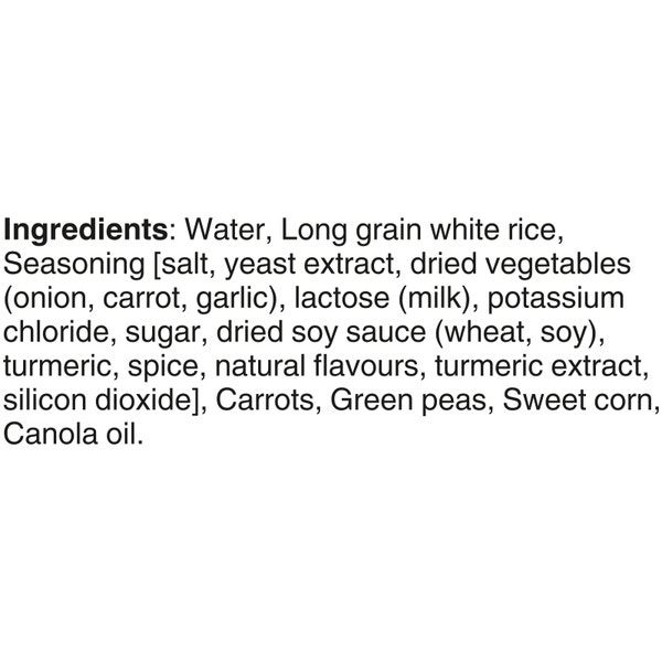 BEN'S ORIGINAL™ BISTRO EXPRESS™ Vegetable Medley Family Size, 490g