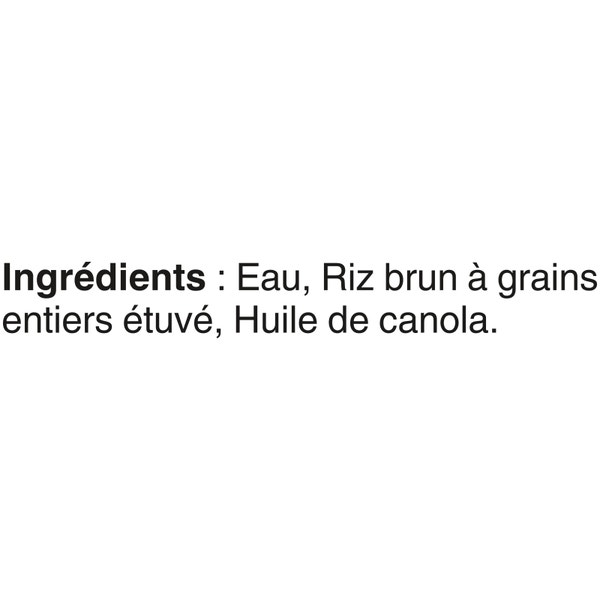 Riz brun à grains entiers BISTRO EXPRESS(MC) de marque BEN'S ORIGINAL(MC), 250 g
