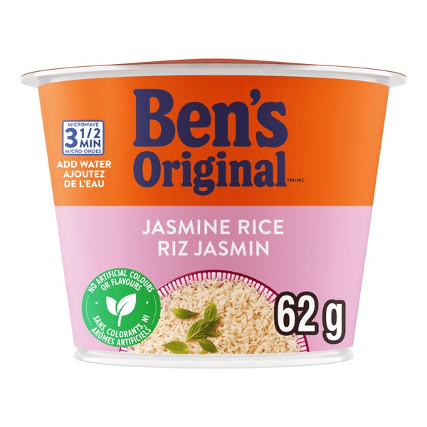BEN'S ORIGINAL(MC) Riz Jasmin Gobelet de Riz, 62 g
