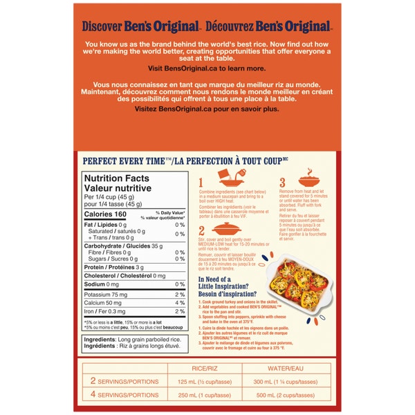 BEN'S ORIGINAL™ CONVERTED™ Long Grain Rice, 907g