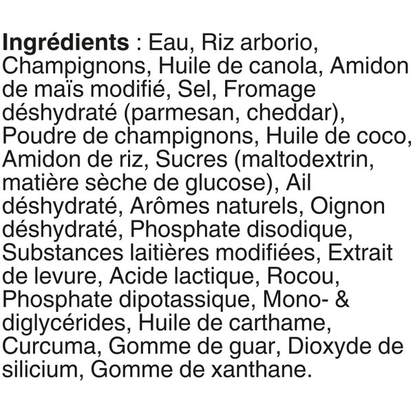 BEN’S ORIGINAL Risotto Crémeux aux Champignons, Sachet de 240g