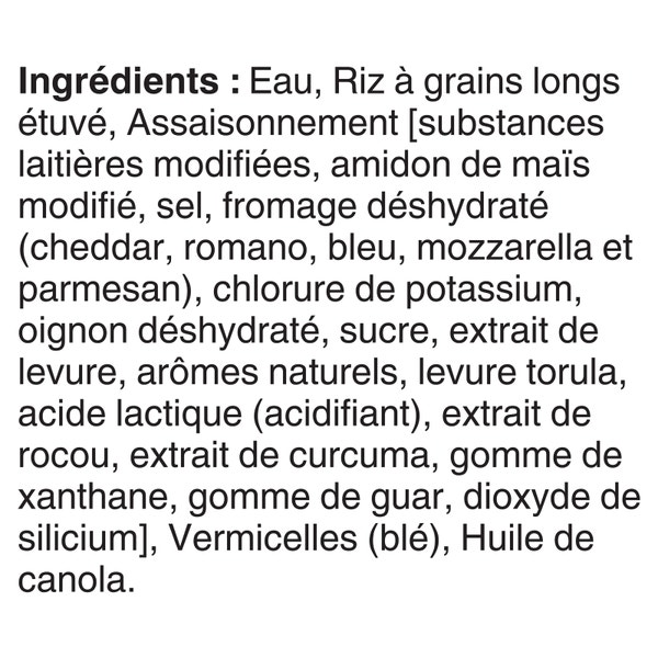 Riz à saveur de cheddar crémeux BISTRO EXPRESS(MC) de marque BEN'S ORIGINAL(MC), 240 g