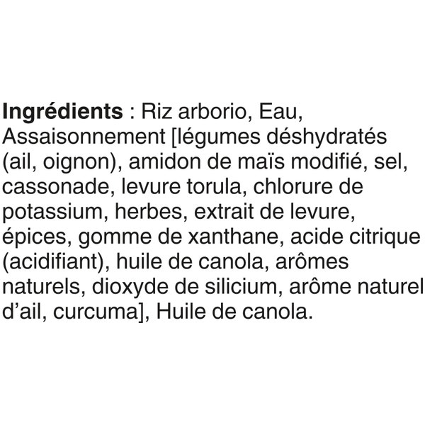BEN’S ORIGINAL Risotto à L’ail Rôti et Fines Herbes, Sachet de 240g
