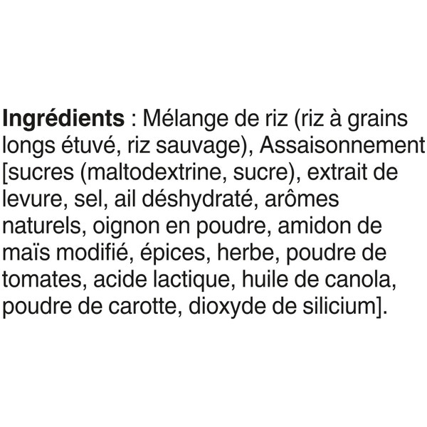 Riz aux fines herbes et riz sauvage VITE & BON(MC) de marque BEN'S ORIGINAL(MC), 132 g