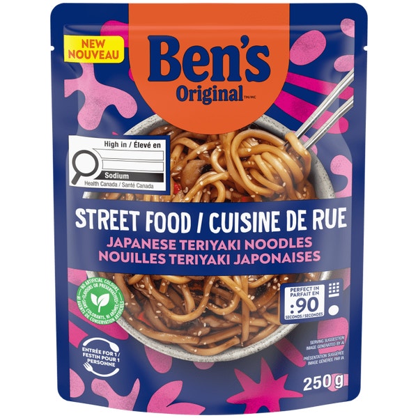 Bens Original Cuisine de Rue Nouilles Teriyaki Japonaises