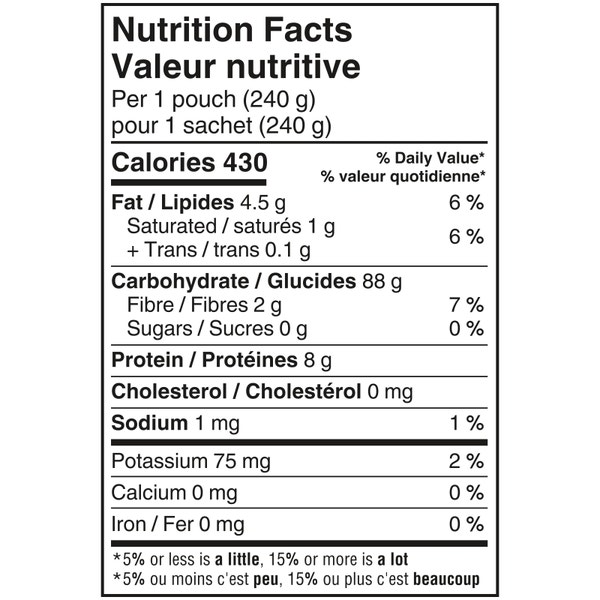 Riz au jasmin BEN’S ORIGINAL(MC) Biologique, 240 g