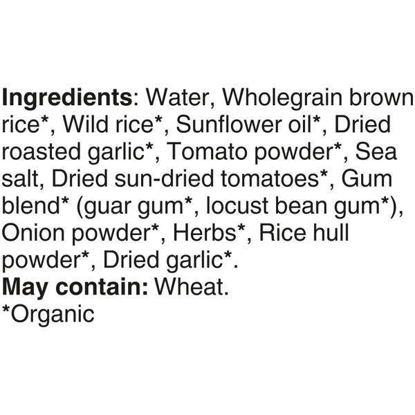 BEN'S ORIGINAL™ Organic Tomato & Roasted Garlic Flavour Brown & Wild Rice, 240g