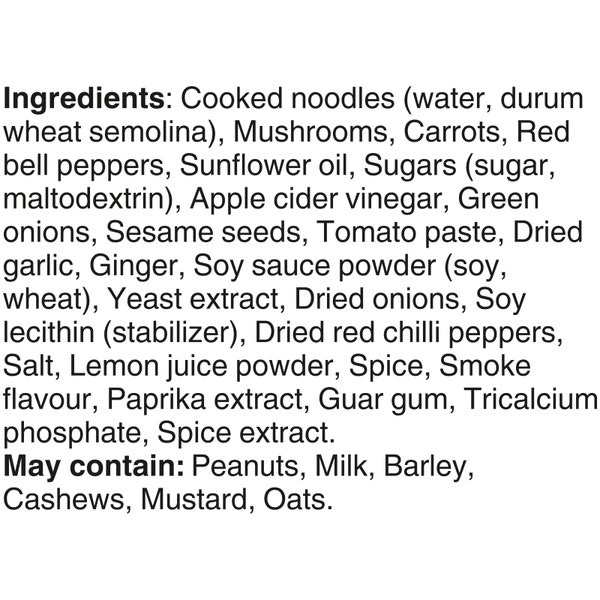 Bens Original Street Food Korean Style BBQ Noodles