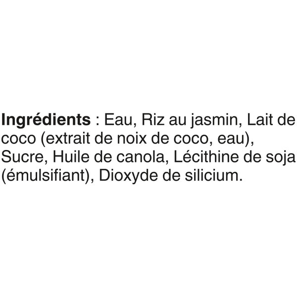 Riz au jasmin à saveur de noix de coco BISTRO EXPRESS(MC) de marque BEN'S ORIGINAL(MC), 240 g