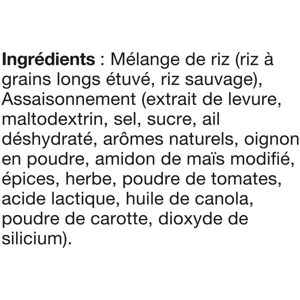Riz aux fines herbes et riz sauvage VITE & BON(MC) de marque BEN'S ORIGINAL(MC), 132 g