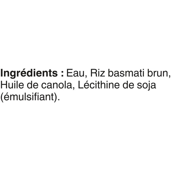 Riz basmati brun BISTRO EXPRESSMC de marque BEN’S ORIGINALMC, 240 g