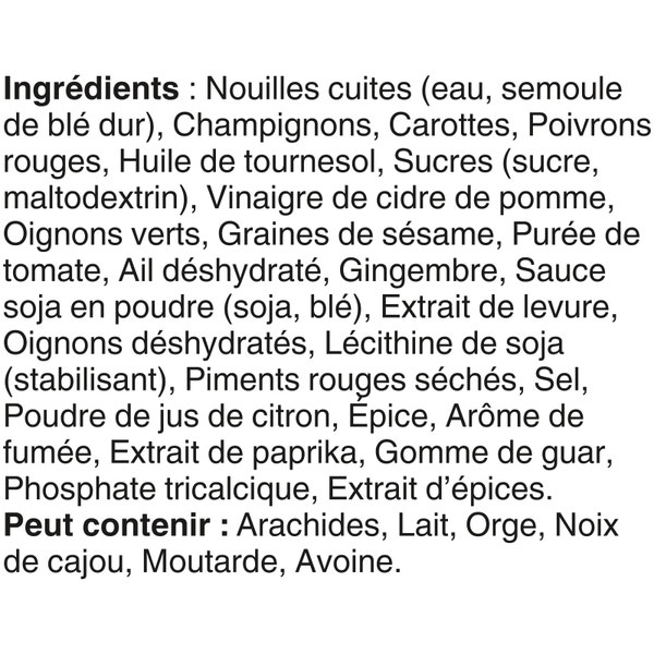 Bens Original Cuisine de Rue Nouilles Style BBQ Coreen