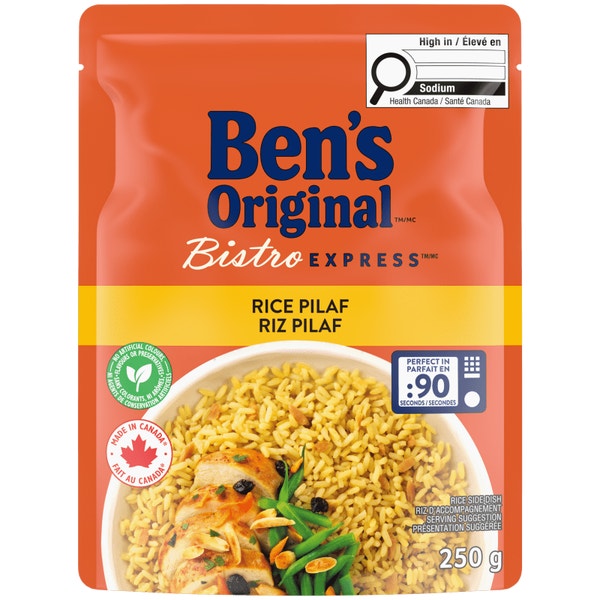 Riz pilaf BISTRO EXPRESS(MC) de marque BEN'S ORIGINAL(MC), 250 g