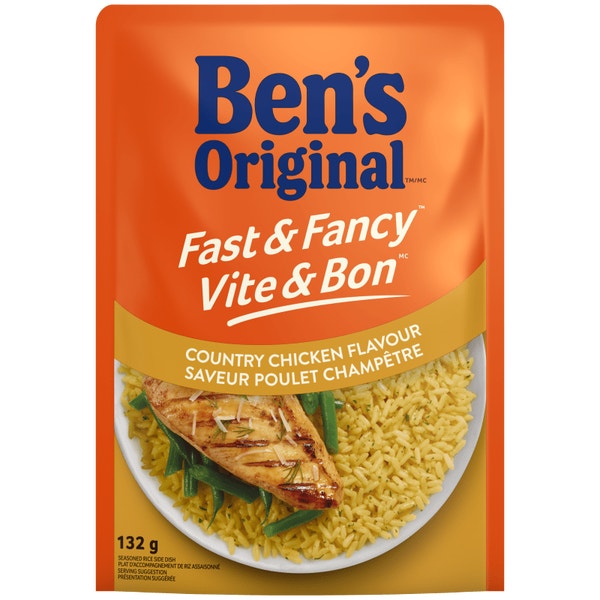 BEN'S ORIGINAL™ FAST & FANCY™ Country Chicken Flavour Rice, 132g