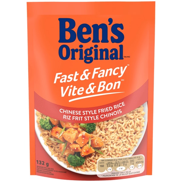 BEN'S ORIGINAL™ FAST & FANCY™ Chinese Style Fried Rice, 132g