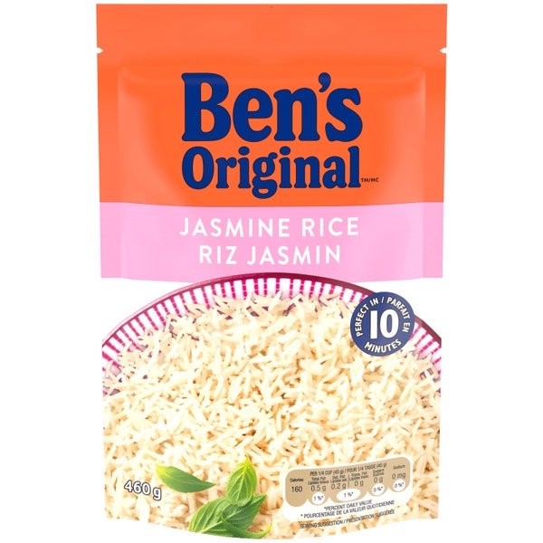 Riz au jasmin de marque BEN'S ORIGINAL(MC), 460 g