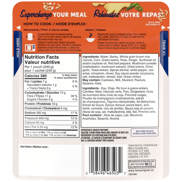 BEN'S ORIGINAL™ 10 Medley Chinese Style Five Spice, 240g