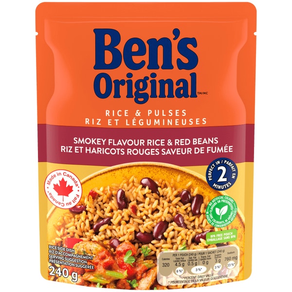 BEN'S ORIGINAL™ Rice & Pulses Smokey Flavour Red Beans & Rice, 240g