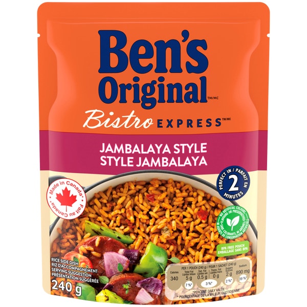 Riz style jambalaya BISTRO EXPRESS(MC) de marque BEN'S ORIGINAL(MC), 240 g