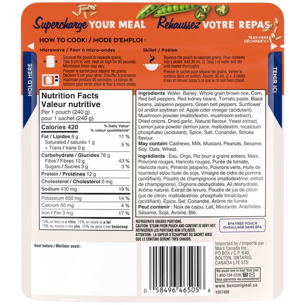 BEN'S ORIGINAL™ 10 Medley Smoky Southwest Style, 240g