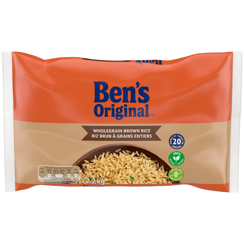 BEN'S ORIGINAL™ Wholegrain Brown Rice, 2.2kg
