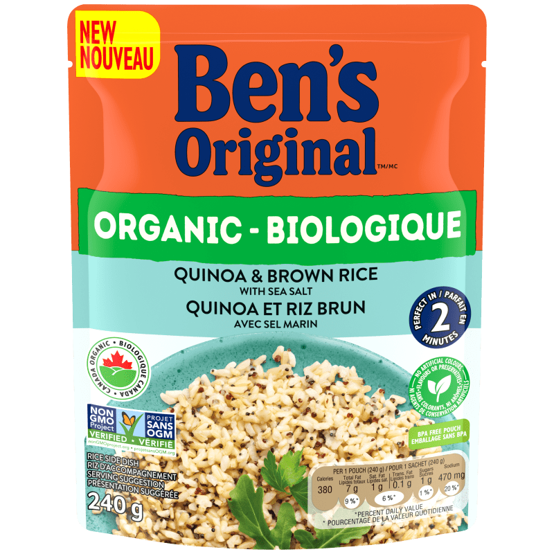BEN'S ORIGINAL™ Organic Quinoa & Brown Rice With Sea Salt, 240g